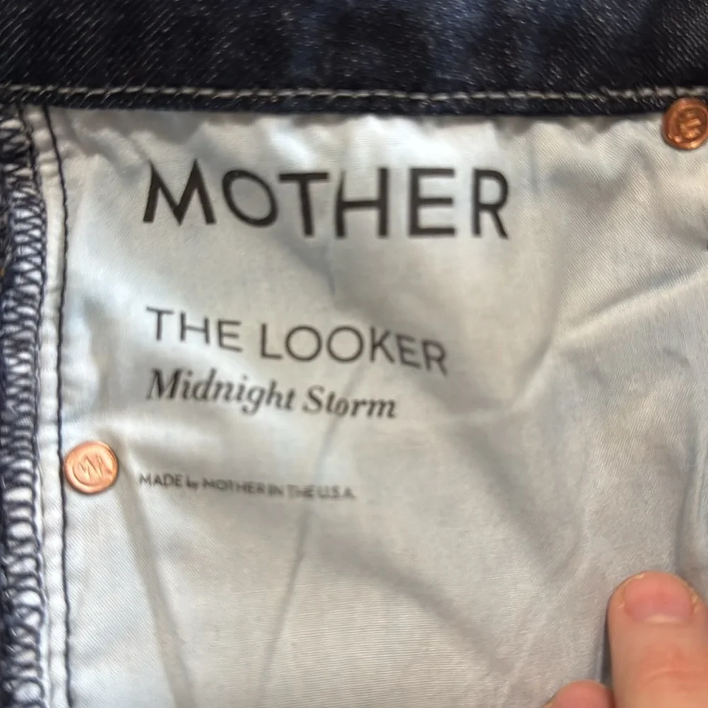 MOTHER THE LOOKER JEAN MIDNIGHT STORM SIZE 29 - Picture 7 of 7